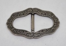 Schöne Vintage Gürtelschnalle versilbert