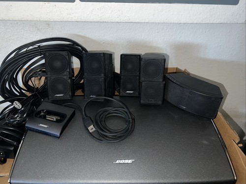 Bose Lifestyle AV35 Home Entertainment System W/5 Small Speakers,power Cord.