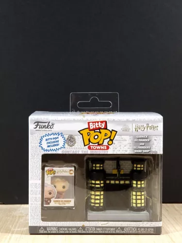 Funko Pop! Bitty Towns Harry Potter Garrick Ollivander and Wand Shop