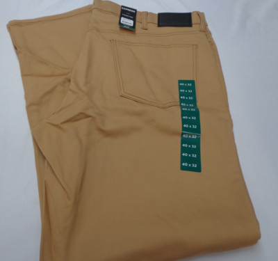 NEW Express  Slim Fit 5-Pocket Pants  Tan Men's Size 40-32