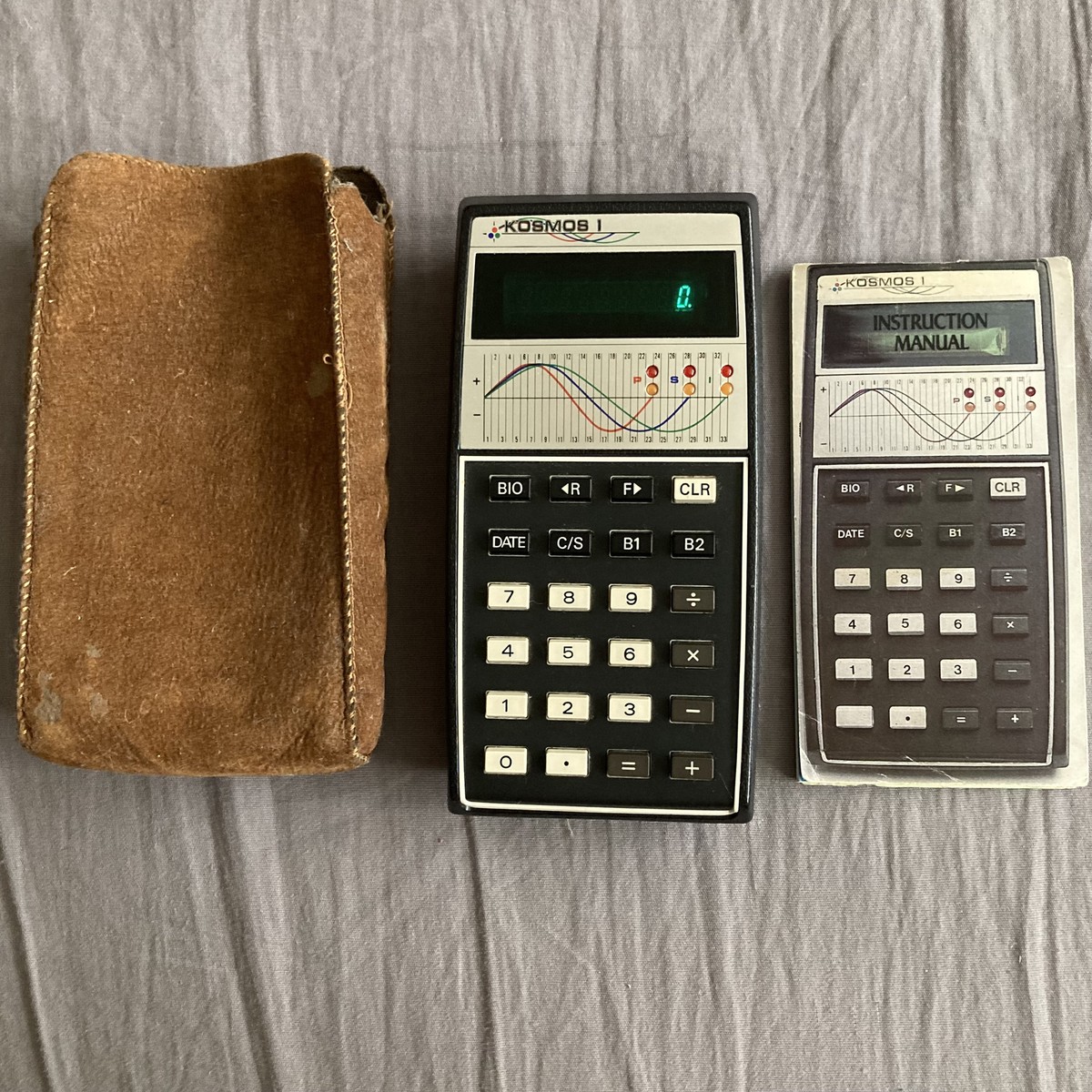 Vintage Original 1977 Kosmos Biorhythm Calculator w Instructions Works