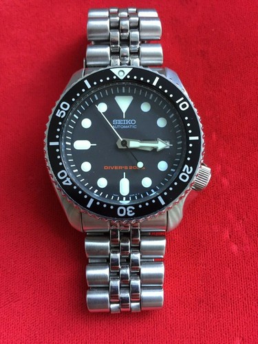 SEIKO AUTOMATIC 200m DIVER DAY-DATE REF:7S26-0020 MEN'S WATCH | eBay