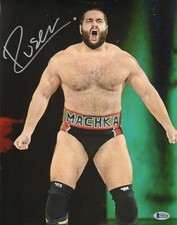 Rusev Signed 11x14 Photo BAS Beckett COA WWE Pro Wrestling Picture Autograph 726