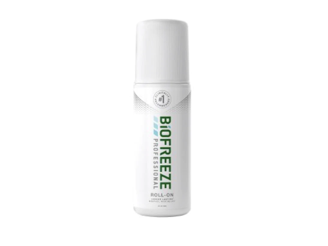 BIOFREEZE Professional GEL 3 oz Green ROLL ON Exp 07 2025 FREE