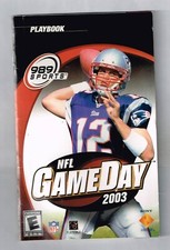 NFL Game Day 2003 Playstation 2 PS2 MANUAL Only