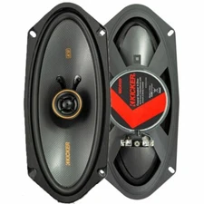 Kicker KSC41004, KS Series 4x10" 2-Way Coaxial Car Speakers (47KSC41004)