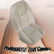 For 07 2008 Cadillac Escalade Driver Or Passenger Bottom & Top AC Seat Cover Tan