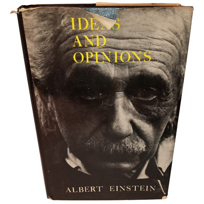 Ideas and Opinions by Albert Einstein - Hardcover with Dust Jacket