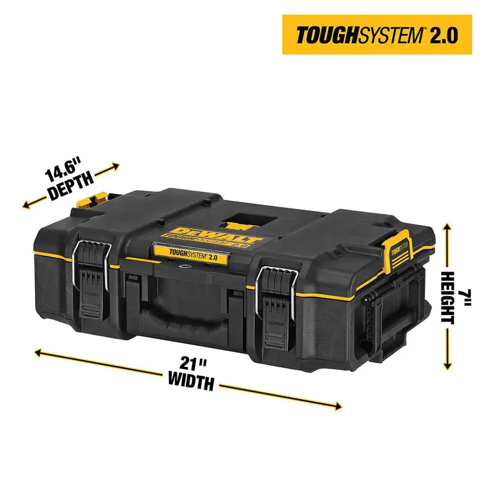 DEWALT TOUGHSYSTEM 2.0 22 In. W Small Modular Tool Box - Image 4 of 4