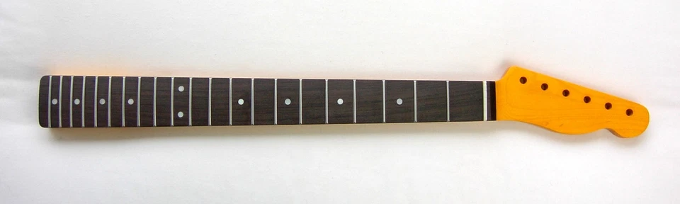 Cuello TELECASTER/Tinte Vintage/MOP/21 trastes JUMBO/Tuerca Hueso Warmoth (se adapta a Fender TELE Foto 3 de 4