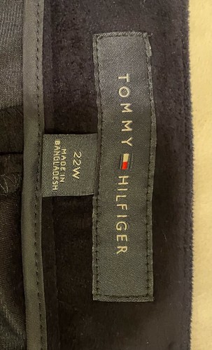 TOMMY HILFIGER NEW Women's Plus Size Velvet Varsity-stripe Casual Pants - 第 3/3 張圖片