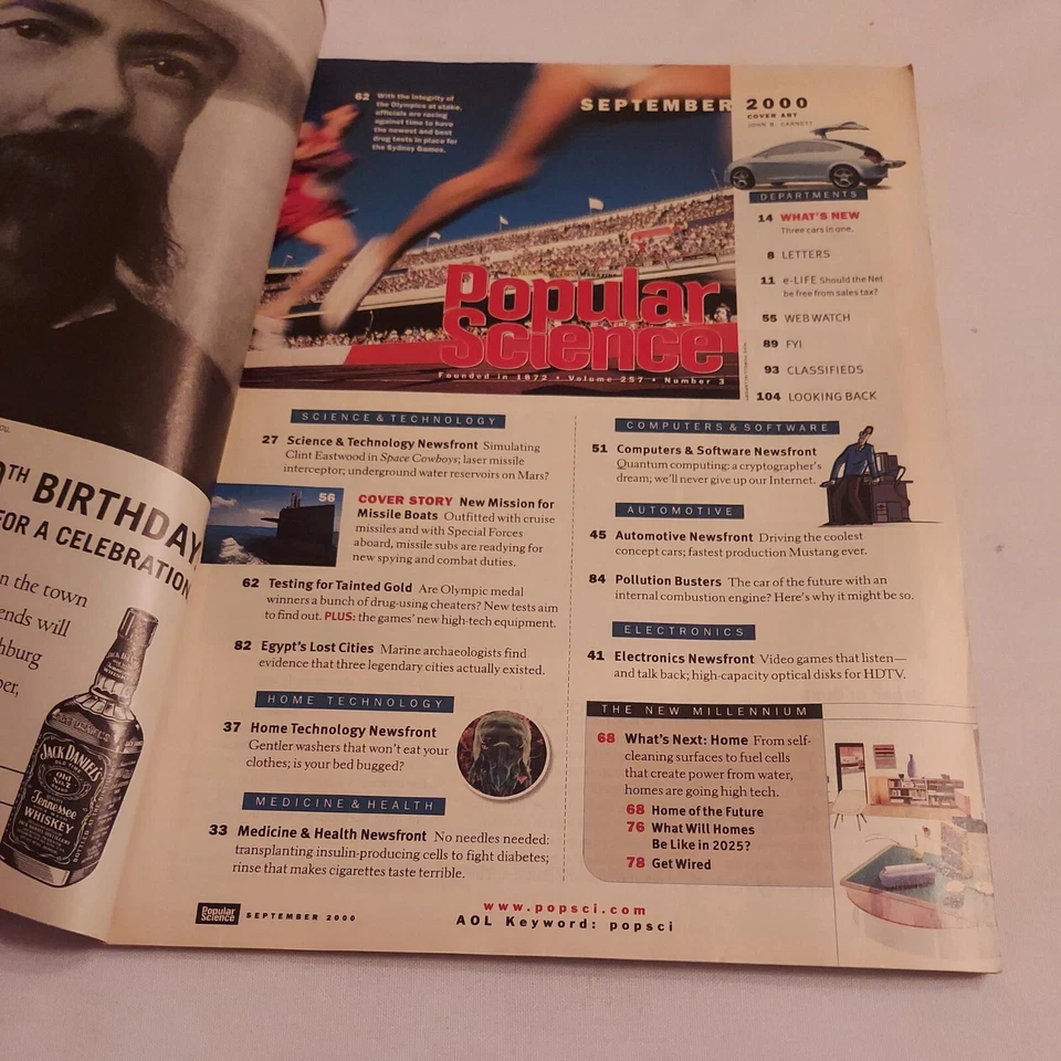 2000 September, Popular Science Monthly Magazine, Drugs At The Olympics (CP165)  - Image 2 of 3