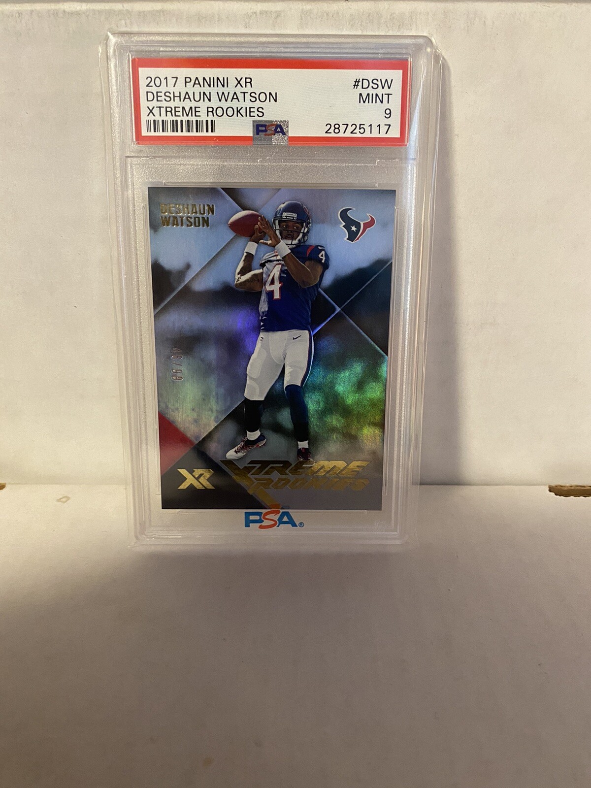 Deshaun Watson Panini XR Xtreme Rookies #XRDSW Base