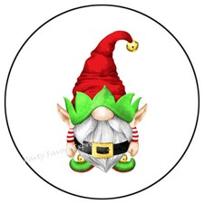 ELF GNOME CHRISTMAS ENVELOPE SEALS LABELS STICKERS PARTY FAVORS