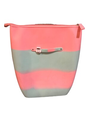 American Jewel Yummy Gummy Silicone Rope Backpack Pink 