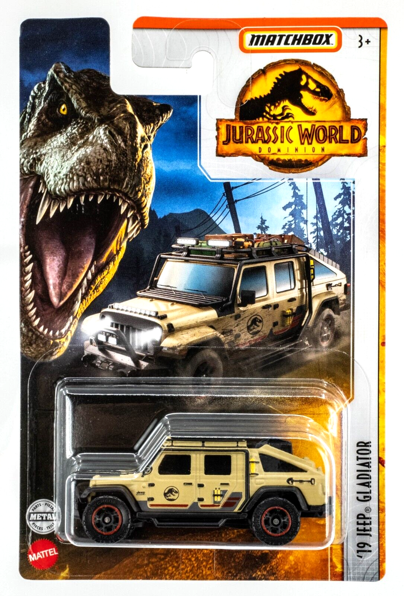 2022 Matchbox Jurassic World Dominion '19 Jeep® Gladiator BEIGE