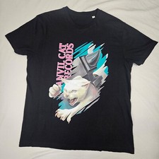 Stanley/Stella Mens T-Shirt Vintage 80's Black Anvil Cat Records Single Stitch M