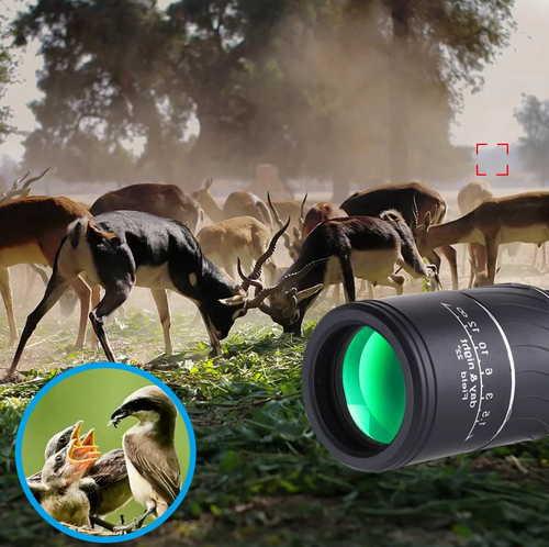 40X60 Monocular Binoculars With Night Vision BAK4 Prism High Power Waterproof - Picture 3 of 18