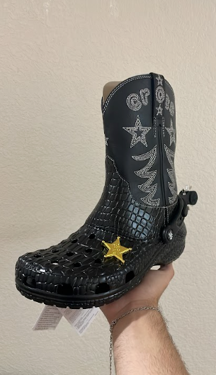 Crocs Classic Cowboy Boots Men's Size 4,5,6,7 - (Some W/Jibbitz On