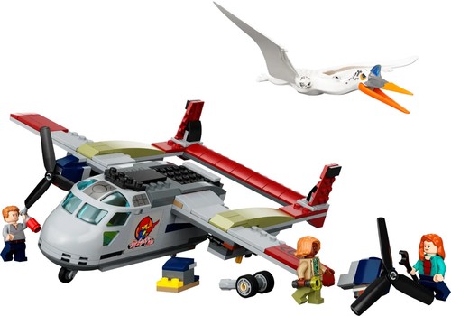 Lego Quetzalcoatlus Plane Ambush 76947 Jurassic World Minifigure Building Set - 第 2/5 張圖片