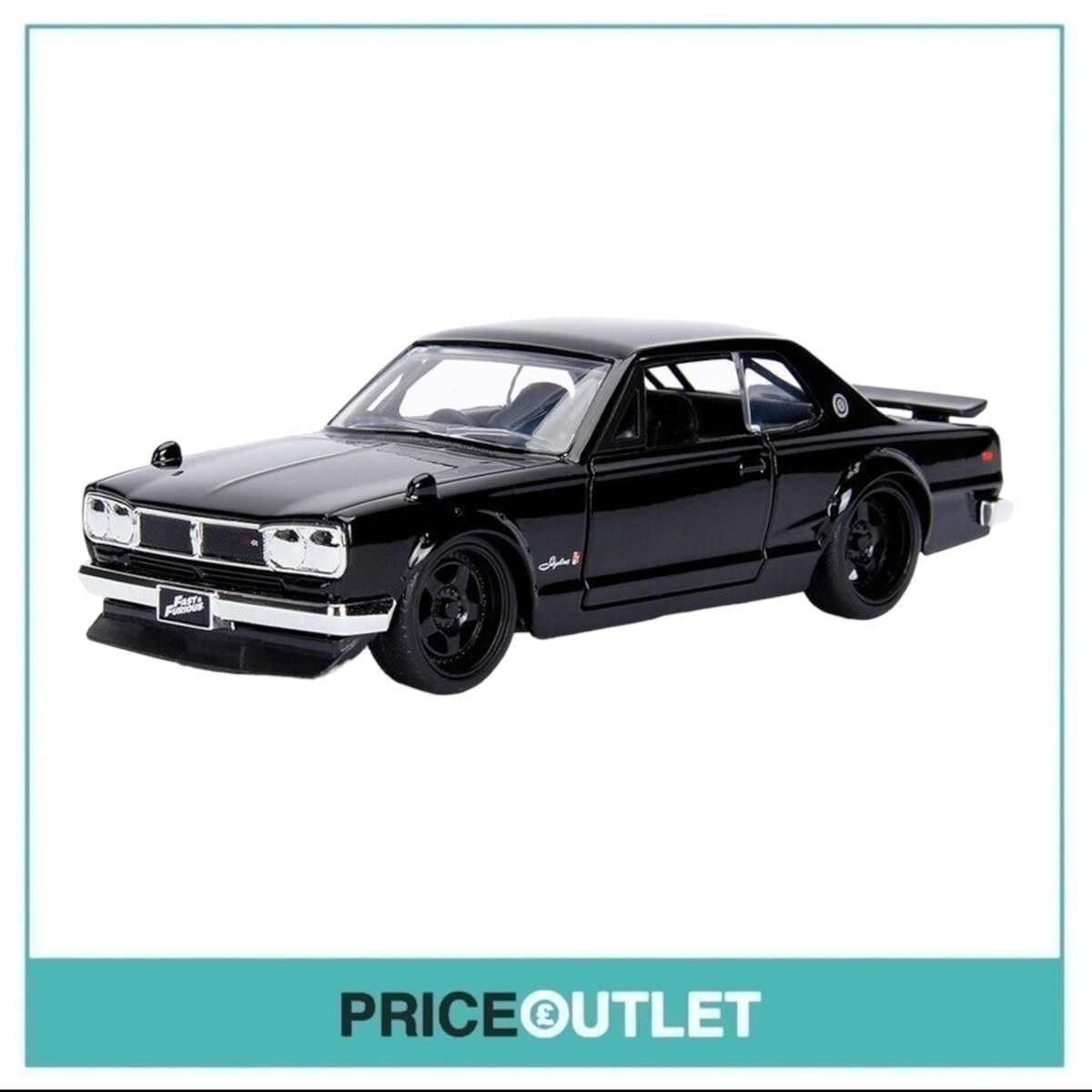 Jada Fast & Furious - Brian's Nissan Skyline 2000 GT-R (Black