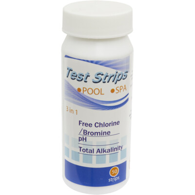 Schwimmbad & Whirlpool Chlor PH & Alkali Teststreifen 3 in 1 Wasserqualität