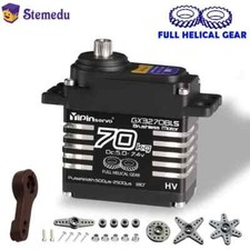 70KG 8.4V High Torque IP68 Brushless Servo Motors Gear For 1/8 1/10 Scale RC Car