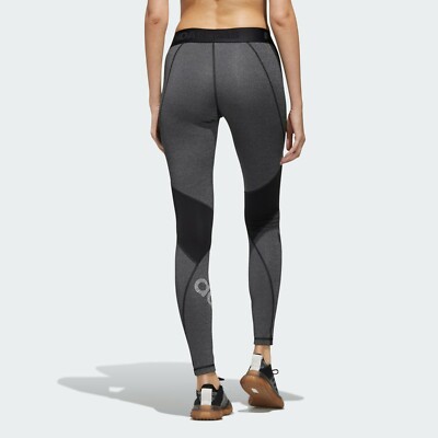 Adidas Alphaskin Badge Sports Leggings Running Fitness Gym