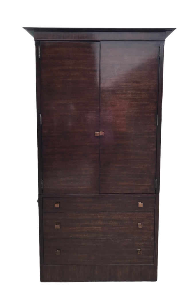 RARE! Barbara Barry for Henredon Modern Tall Armoire Wardrobe in