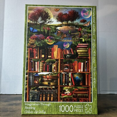 Crown Point JIGSAW PUZZLE Imagination Through Reading 1000 PIECE Books 91842