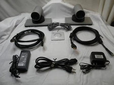 Two Cisco TTC8-05 Conference Camera w/Power Supply, 2 USB Cables & TTC5-12 Mic