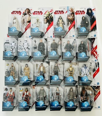 Komplett Set x22 Hasbro Star Wars Force Link Red Figuren 3.75 Inch 9,5 cm Neu