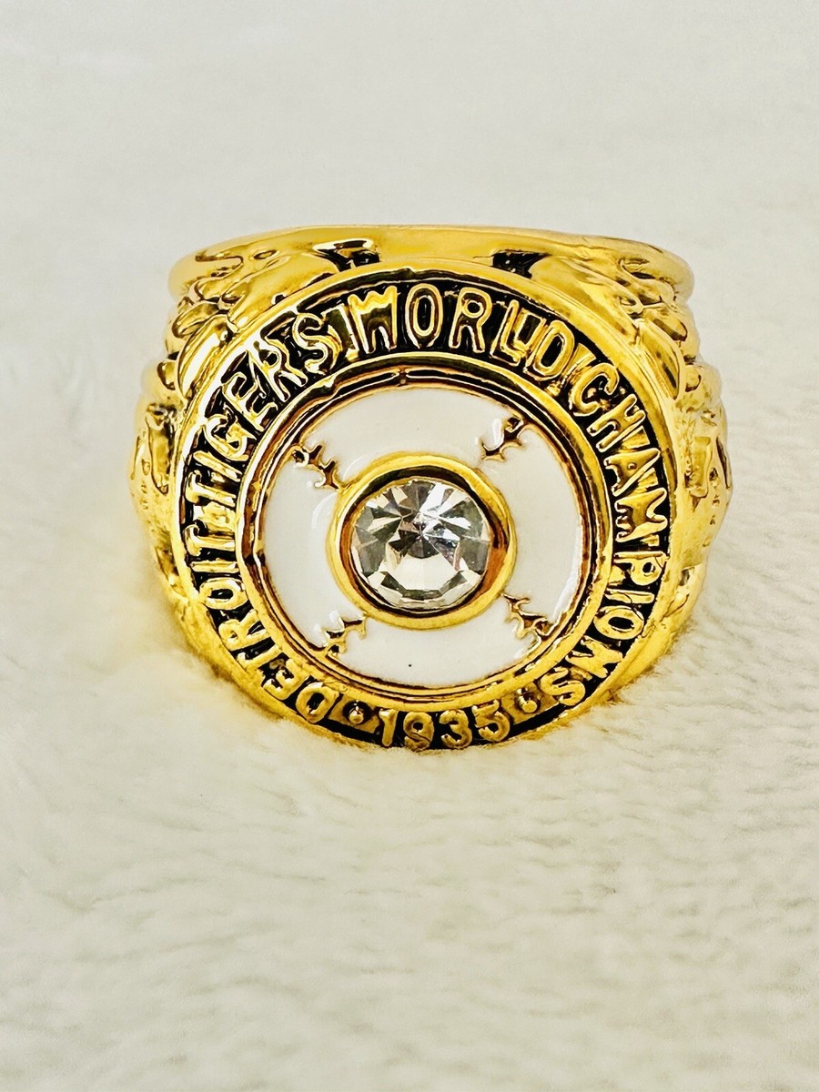 1935 Detroit Tigers World Series Championship Ring W Box