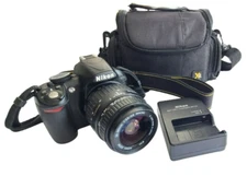Nikon D3100 Camera with Sigma Zoom Lens and Case