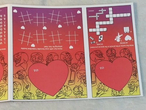 Máscara Animada Serie 32 Plegable San Valentín y 48 Pegatinas Actividades 1996 - Imagen 8 de 9