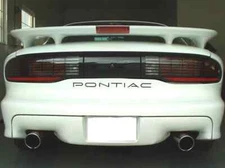  REAR BUMPER INSERTS  OVERLAY DECALS FITS: PONTIAC TRANS AM  FIREBIRD 93-02