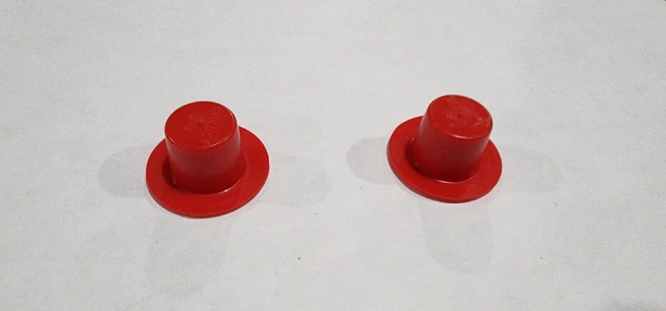 GQF Pair of Replacement Red Incubator Plugs for Styrofoam Incubator.