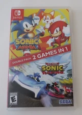 Replacement Case (NO GAME) Sonic Mania + Team Sonic Racing Nintendo Switch
