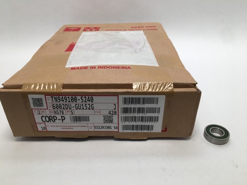 NSK 6002DDU Lager Gummidichtungen 15x32x9 mm 6002 DDU 2RS DU GU152G 6002RS - Bild 1 von 6