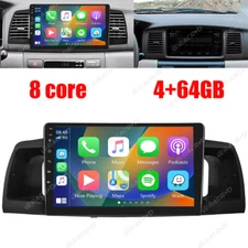 4+64GB For Toyota Corolla 2003-2008 9" Android 13 Carplay Car Stereo GPS Radio