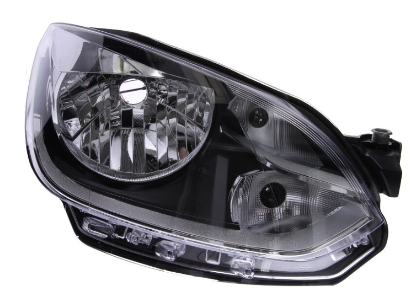 Phare avant droite électrique pour VW Up finition chrome haut de gamme feux H4