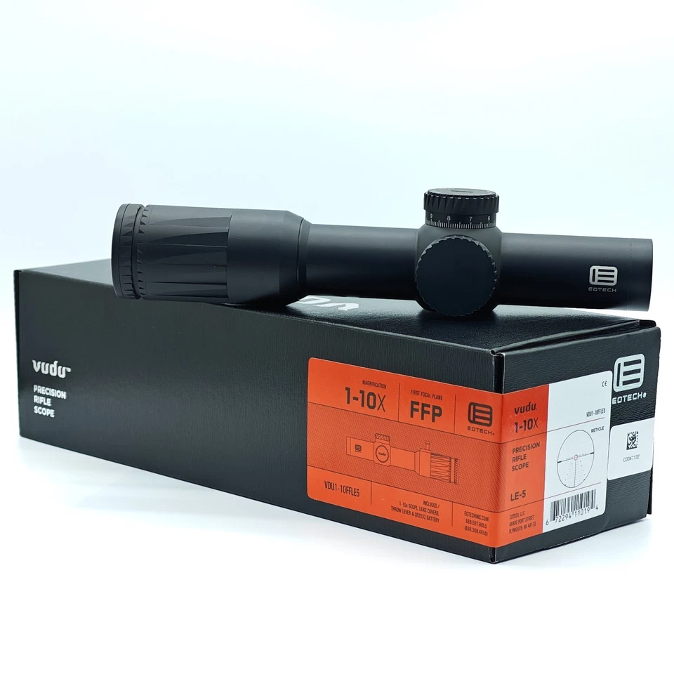 Mira para rifle de precisión Vudu 1-10x28 mm retícula FFP LE5 34 mm tubo -MRAD para caza Foto 3 de 4