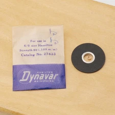 NOS Mainspring for Hamilton Watch 6/0 Size Catalog No. 27433 Strength 80
