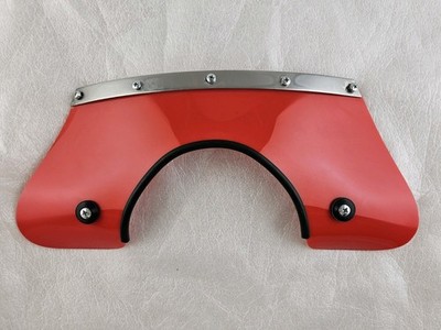Cuppini Vintage Scooter Mod Flyscreen Replacement Red Bottom Genuine Panel Base