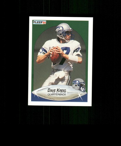 Dave Krieg #269 1990 Fleer card