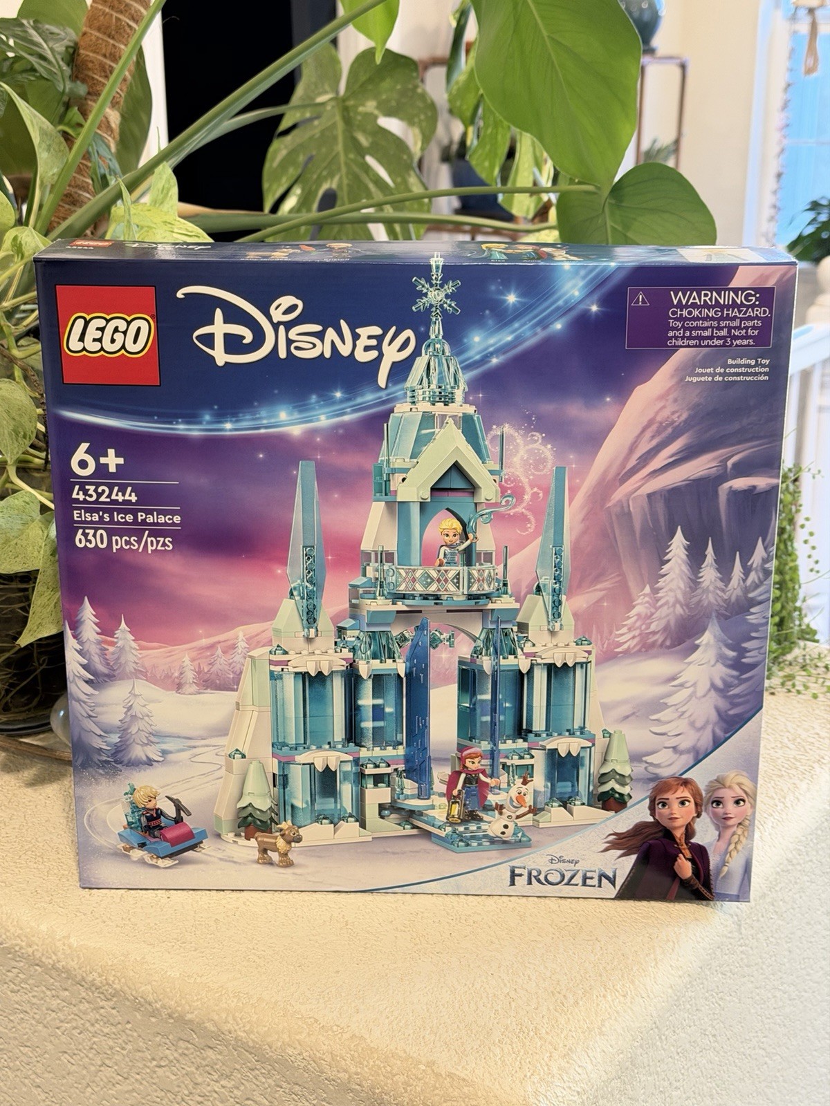 LEGO Disney Frozen Elsa's Ice Palace 43244 Complete Set 630 pcs Ages 6+