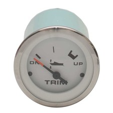 Teleflex Boat Honda Trim Gauge 63526 | Lido White 2 Inch