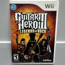 Guitar Hero 3 - Legends Of Rock (Nintendo Wii, 2007) - No Manual - TESTED