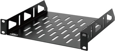 Tecmojo 1HE Rackmontage Regal 10 Zoll belüftetes Fach für 10'' Netzwerk Serverschränke