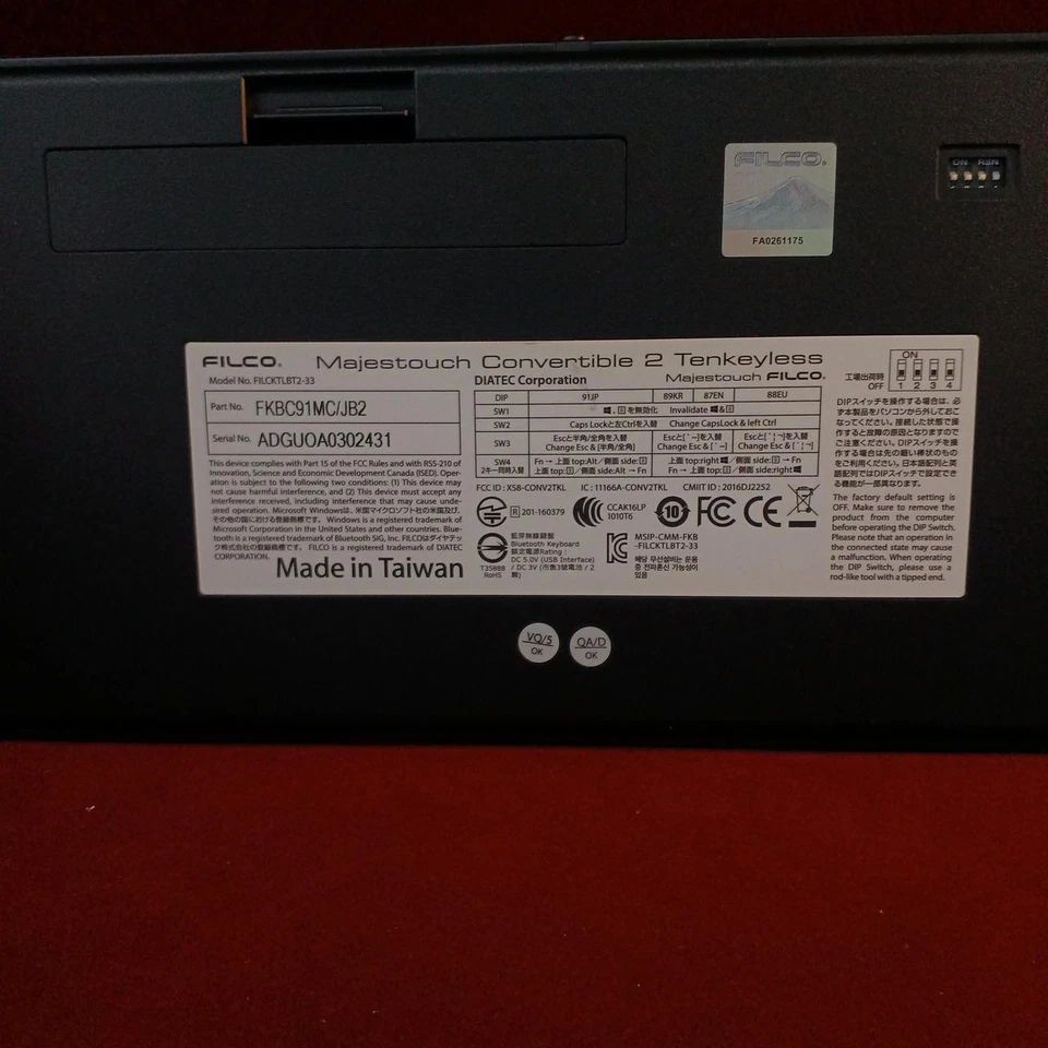 Filco Fkbc91Mc/Jb2 Gaming Keyboard - Image 3 of 3